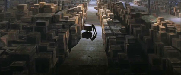 Clip from final scene of Raiders of the Lost Arc, 1981. Clip from final scene of Raiders of the Lost Arc, 1981.