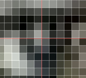 600 dpi pixels enlarged 4x 600 dpi pixels enlarged 4x